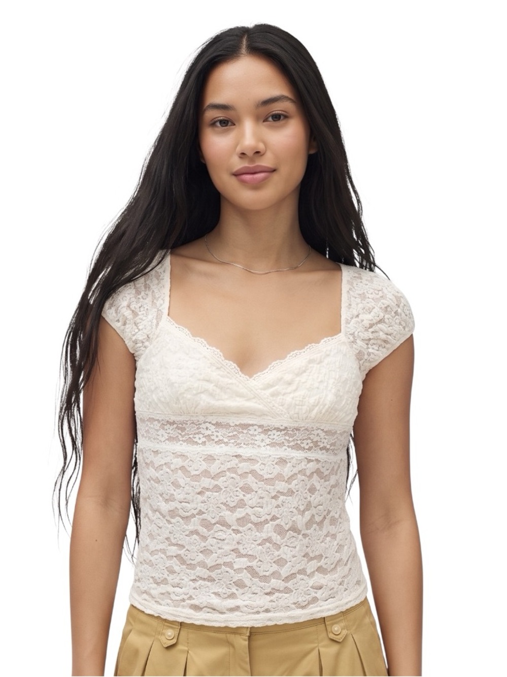 Urban Outfitters Clementine Femme Lace Top